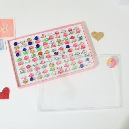Children's ring "chosen" assorted, mix shape, mix color, dimensionless-3