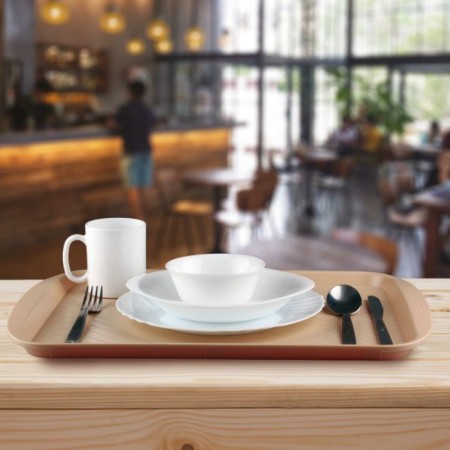 Tray, 42.5x32 cm, brown color-3