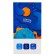 The robot is musical, light and sound effects, drives, blue color