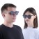 Sunglasses "OneSun", UV 400, 14 x 14 x 4.5 cm, lens 4.5 x 5 cm, black