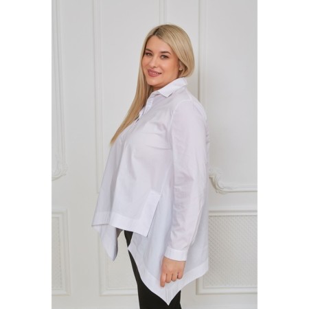 Female shirt, size 54, black and white color-5