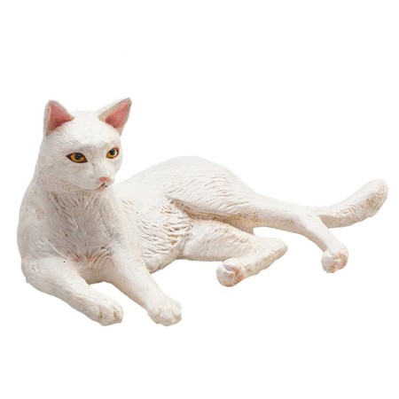 Figure Konik "Cat, White (lying)"