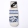 Women's woolen mittens "spring", white/blue color, size 20-22
