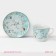Service ceramic tea shade "Pelagia", 12 items: 6 cups 220 ml, 6 saucer d = 14 cm