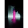 Phalloimitator, glowing in the dark, silicone, transparent pink, 18 cm