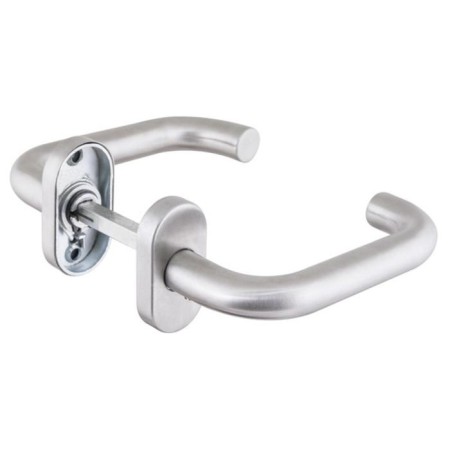 Separate handle DSS-0203P/19, stainless steel, square 8x140 mm