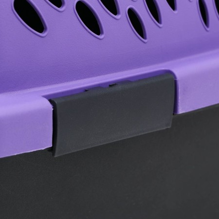 Carriage for animals with a metal door, 49 x 32 x 27, purple-3