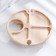 Table - tray with a menage and folding legs d = 30x2 cm, birch