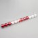 Set of balls plastic D-6 cm, 12 pcs "Agnet" patterns, red-white