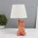 Table lamp "Misha" 1x40W E14 orange 19.5x19.5x36cm