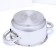 Magistro klimena stainless steel pan, 1.7 l, lid-durglog, plum nose, capsule, induction