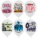 Shar Latex 12 ’’ “Humor Norm”, pastel, 1-sided, set 25 pcs., White color
