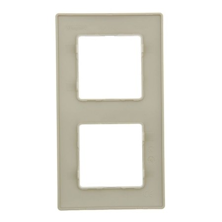 Frame Legrand Etika 672512, double, ivory-1
