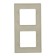 Frame Legrand Etika 672512, double, ivory