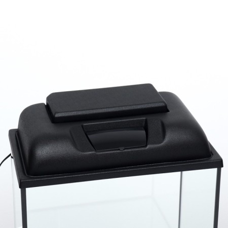 Aquarium "rectangular" with a lid, 30 liters, 40 x 23 x 34.9 cm, black-3