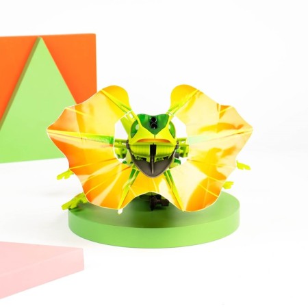 The Robot "Lizard" of Euryk, electronic designer, interactive: sensory, light, batteries, 92 details-4