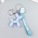 Trick rubber with carbine and bracelet "Airy ball - dog" heaven 21x5.4 cm