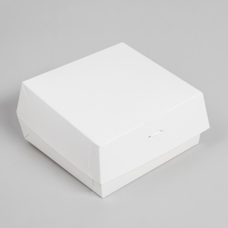 Box under a bento-port without a window, white, 12 x 12 x 7 cm