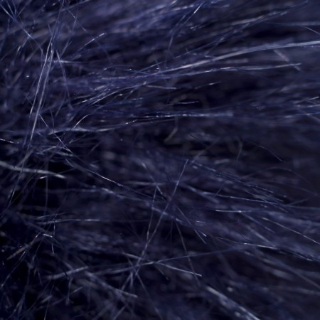 Pompon Artificial fur "Dark blue" d = 13 cm-1