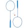 ONLYTOP Badminton Set: 2 rackets, Volan, in the grid, Mix colors