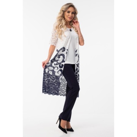 Women's tunic, size 42, white color-8