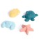 Set for playing in the sand "Emerald City": bucket, sieve, scoop, rake, 4 molds