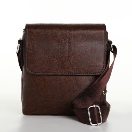 Male bag, brown color-1