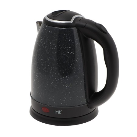 Electric kettle IRIT IR-1355, metal, 2 l, 1500 watts, black-1