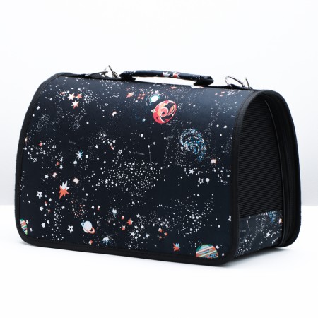 Bag - Animal Carriage "Star Sky", size S, 37.5 x 17 x 22 cm, black-2