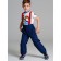 Dressed pants for the boy PlayTode, height 122 cm