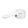 Zein mixer handle, under a 35 mm cartridge, zinc, chromium color
