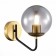 Wall lamp EVOLUCE. Sle1097-301-01. Scorze. 1x60 watts, E27, 15x26 cm, matte gold color