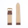 Solomon watch strap, 22 mm, genuine leather, L-20 cm, brown with embossing