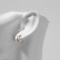 Piercing in the ear "Ring" disk, d = 11 mm, pair, color gold