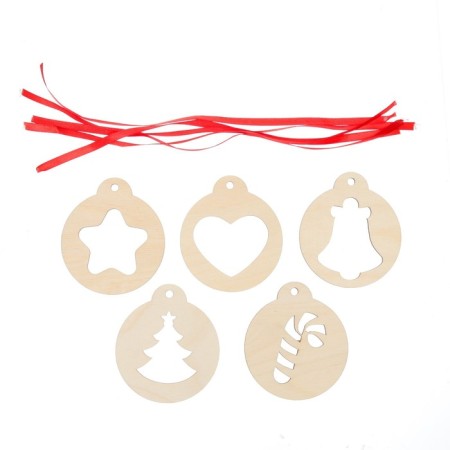 Set for creativity "Wood painting" 5 pcs., With a ribbon-2