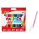 Fleeters 36 colors 60 pieces, carioca "Joy", thin tip, persistent, easily washed off and non -toxic ink, maxi packaging, cardboard pencil case