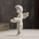 Polystone souvenir "A snow -white angel with the manuscript" 8.5x4.5x4 cm