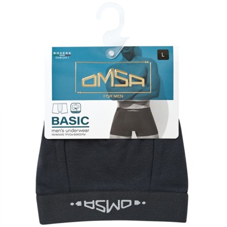 Men's Boxers Omsa 1234-1, size 50, Antracite color-2