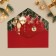 Gift envelope "New Year's chic", Christmas balls, software, embossing, embossing, 19 x 9.2 cm, new year