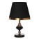 Glykeria table lamp E27 40W black and gold 25x25x40 cm
