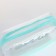 Lightning cosmetic bag, green color