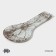 Standing under a spoon Magistro "Marble", 24 × 11 × 1 cm, white color