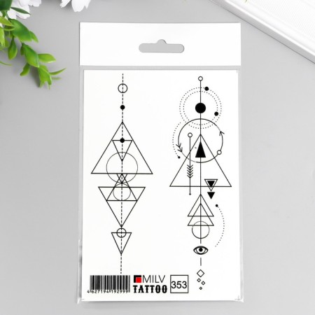 Tattoo "Geometry" 10x15 cm-3