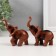 Souvenir "Elephant" under the red tree 7x8x3 cm mix