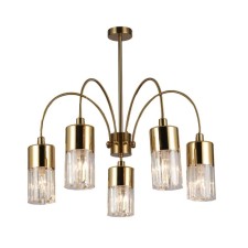Ceiling light Gerhort G11065/5Cop CL, 5x60W, E14, 57x68x68 cm, bronze color