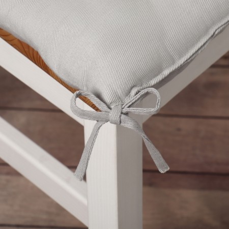 Siddle on the chair Ethel Kitchen 42x42 cm, col. light gray, 100% HL, sarzha 250 g/m2-1