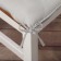 Siddle on the chair Ethel Kitchen 42x42 cm, col. light gray, 100% HL, sarzha 250 g/m2