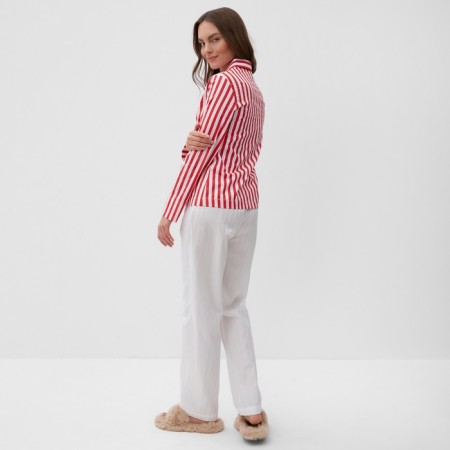 Female pajamas (shirt and trousers) kaftan "strip" p. 44-46-2