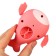 Clothing toy for the bath "Whale", pink color