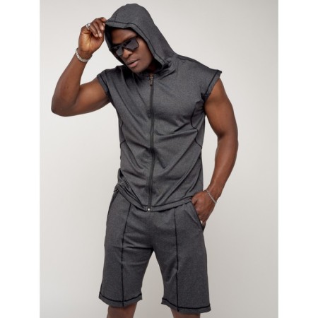 Sports suit men's, size 46-48, dark gray color-13